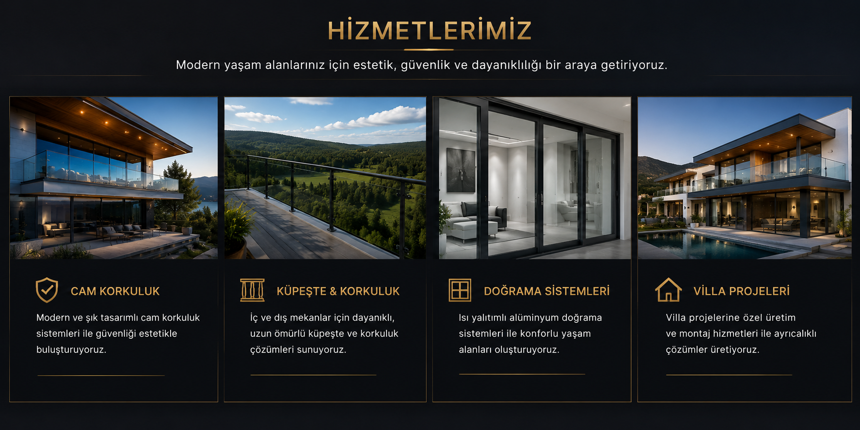 Alvimar Alüminyum Hizmetlerimiz